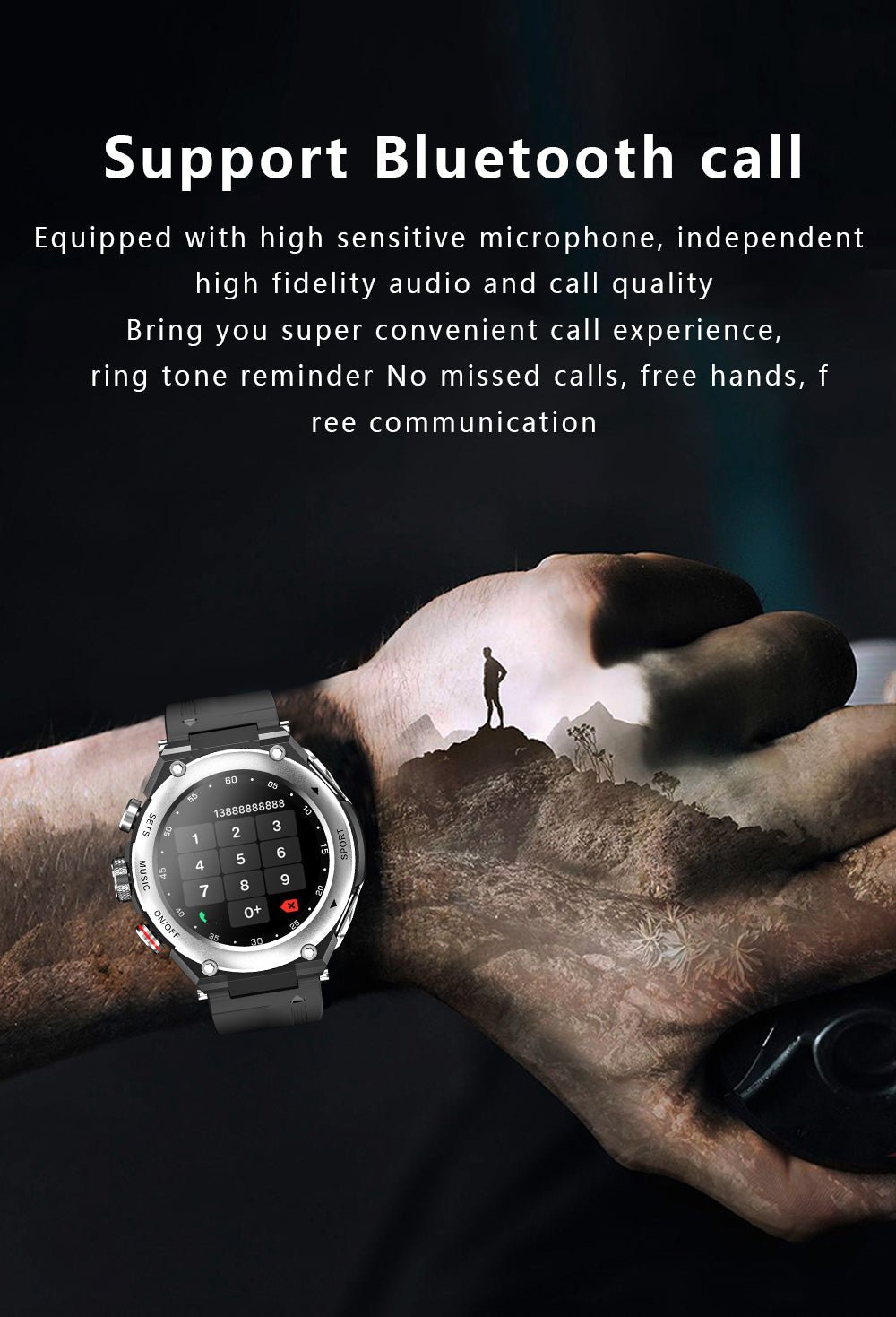 2 in 1 Smart Watch Bluetooth Headphones - Rarefinda.com