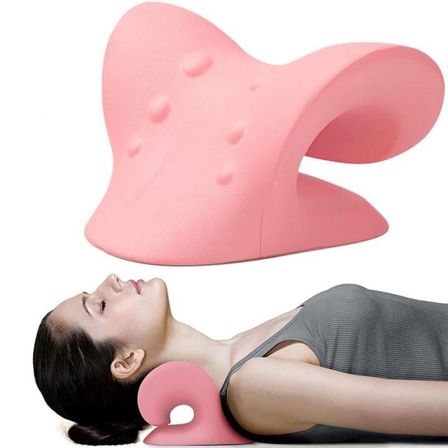 Chiropractic Pillow Neck Stretcher - Rarefinda.com