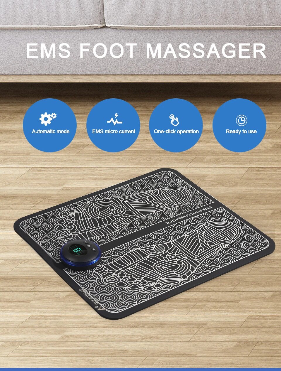 Electric EMS Foot Massager - Rarefinda.com