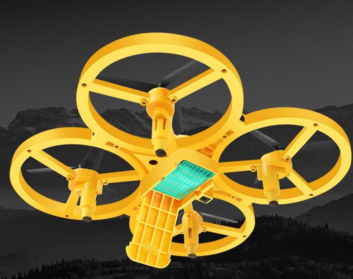Gesture Remote Control Quadrocopter Drone - Rarefinda.com