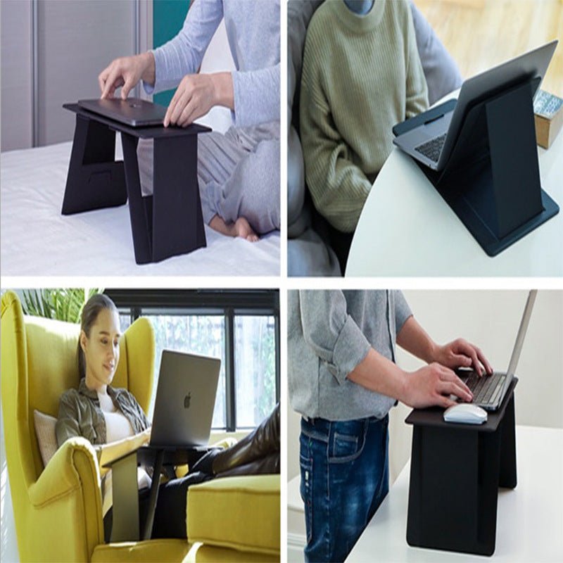 Portable Laptop Stand Foldable Support Base Notebook Stand Lapdesk Multifunctional Computer Laptop Holder Cooling Pad Riser - Rarefinda.com