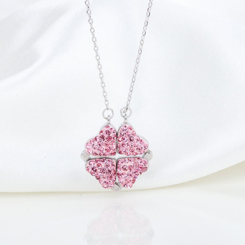 Reversible Heart-Shaped Necklace - Rarefinda.com